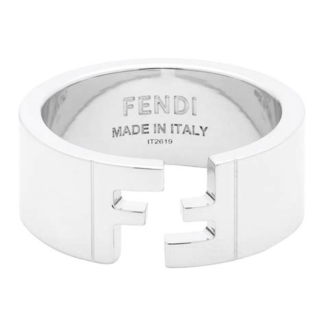 fendi ring mens silver|forever fendi ring.